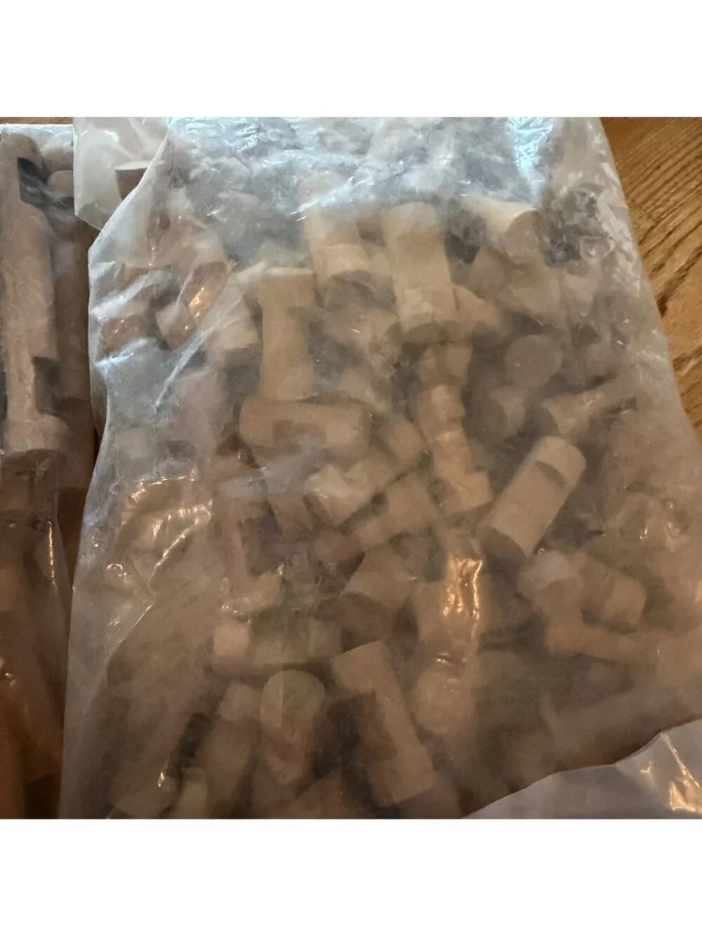 Log cabin building Block Pieces New in Bag Various Sizes